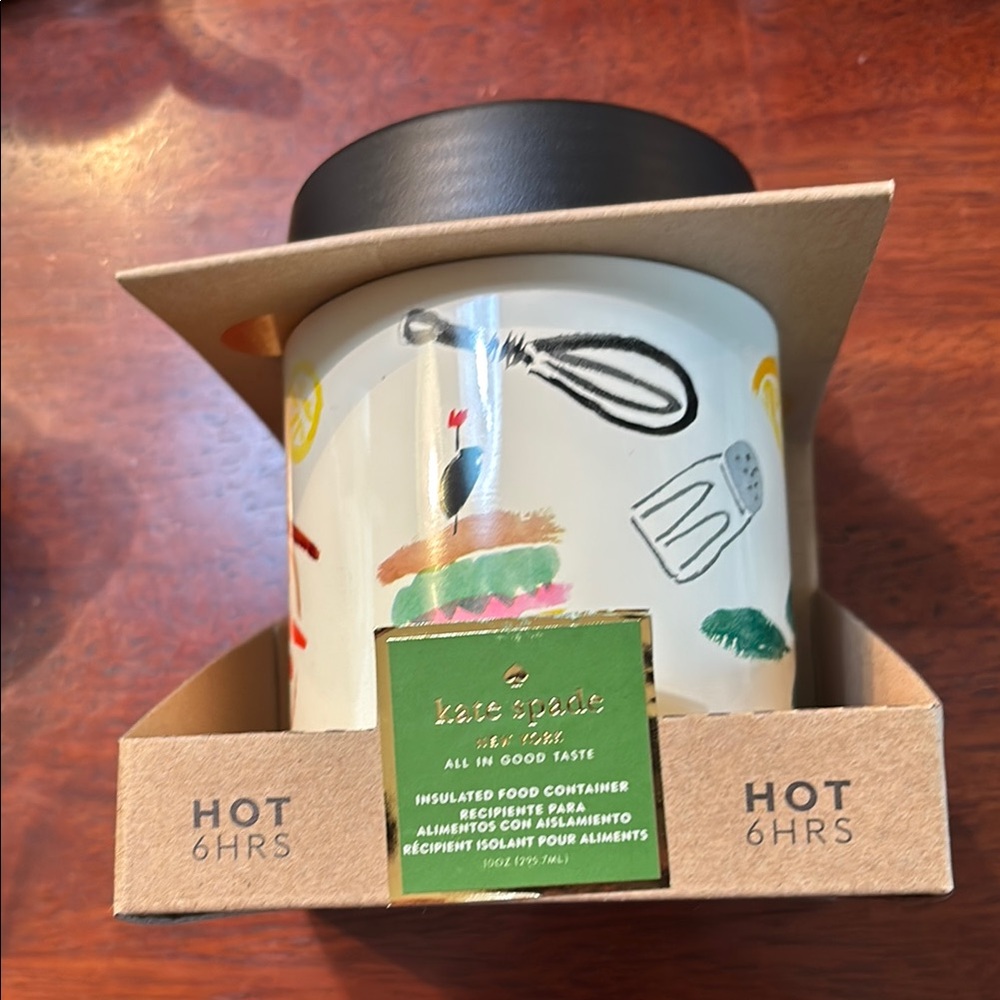 Kate Spade Insulated Food Container All in Good Taste